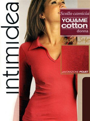 Intimidea T-Shirt sc.camicia M/L Cotone Piquet -  IN*