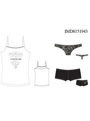 Innamore IMD 8151943 - комплект (топ+шорты+стринги)
